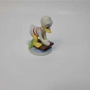 Vtg 1970s Disney Gift-Ware Donald Duck Figurine Swimsuit Pose Walt Disney